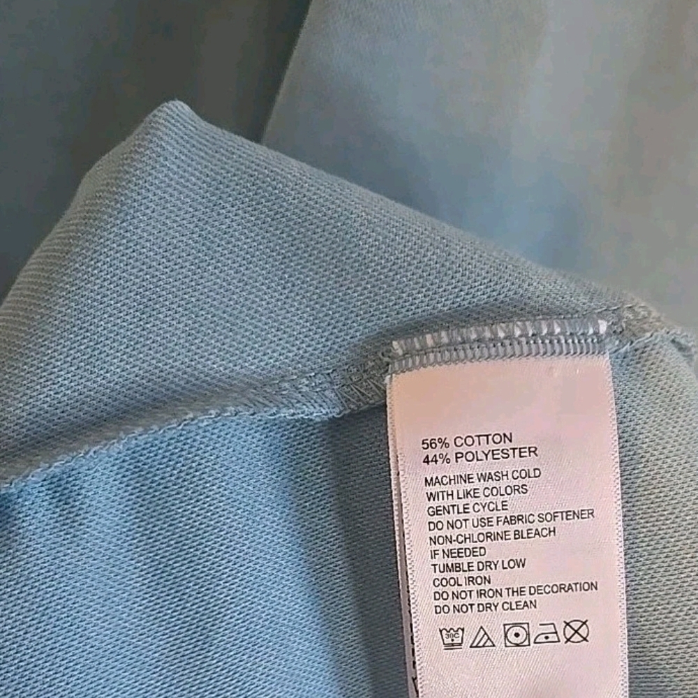 Tommy Bahama Men’s Air Blue Polo Shirt - Picture 4 of 5